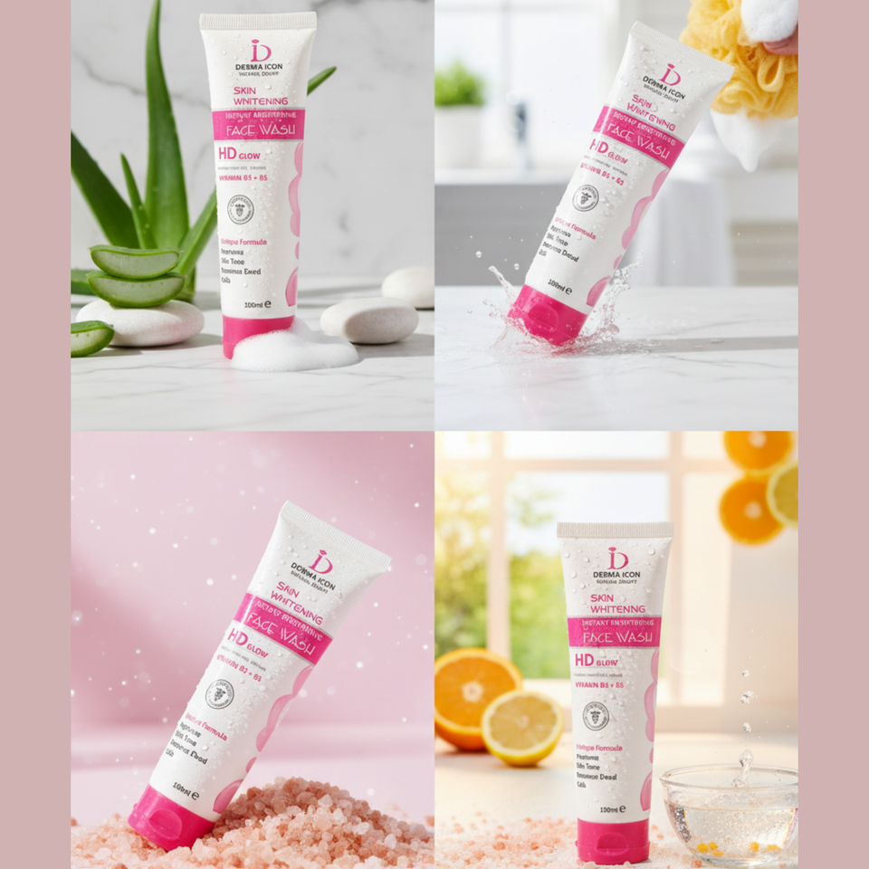 Derma Icon Skin Whitening Instant Brightening Face Wash