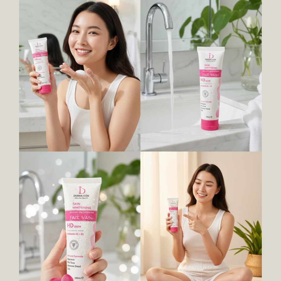 Derma Icon Skin Whitening Instant Brightening Face Wash