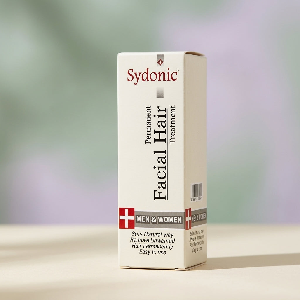 Sydonic Permanent Facial Hair Removal Cream – Easy Hair Removal for Men & Women