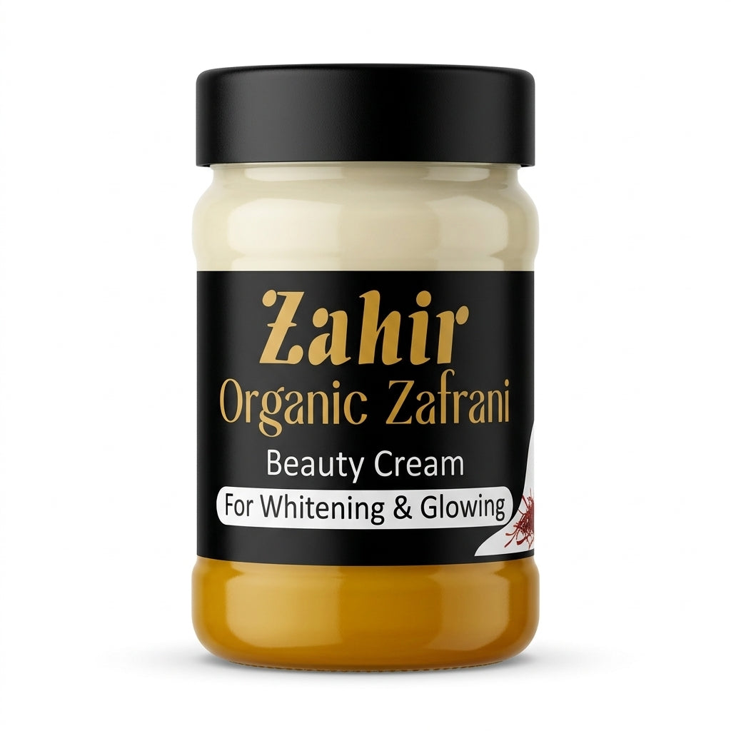 Zahir Organic Zafrani Beauty Cream – Saffron-Inspired Nourishing & Glow Care