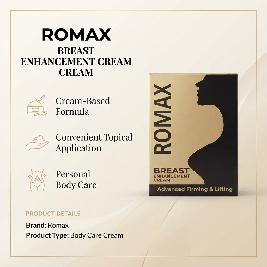 Romax Breast Enhancement Cream – Advanced Firming & Lifting Cream