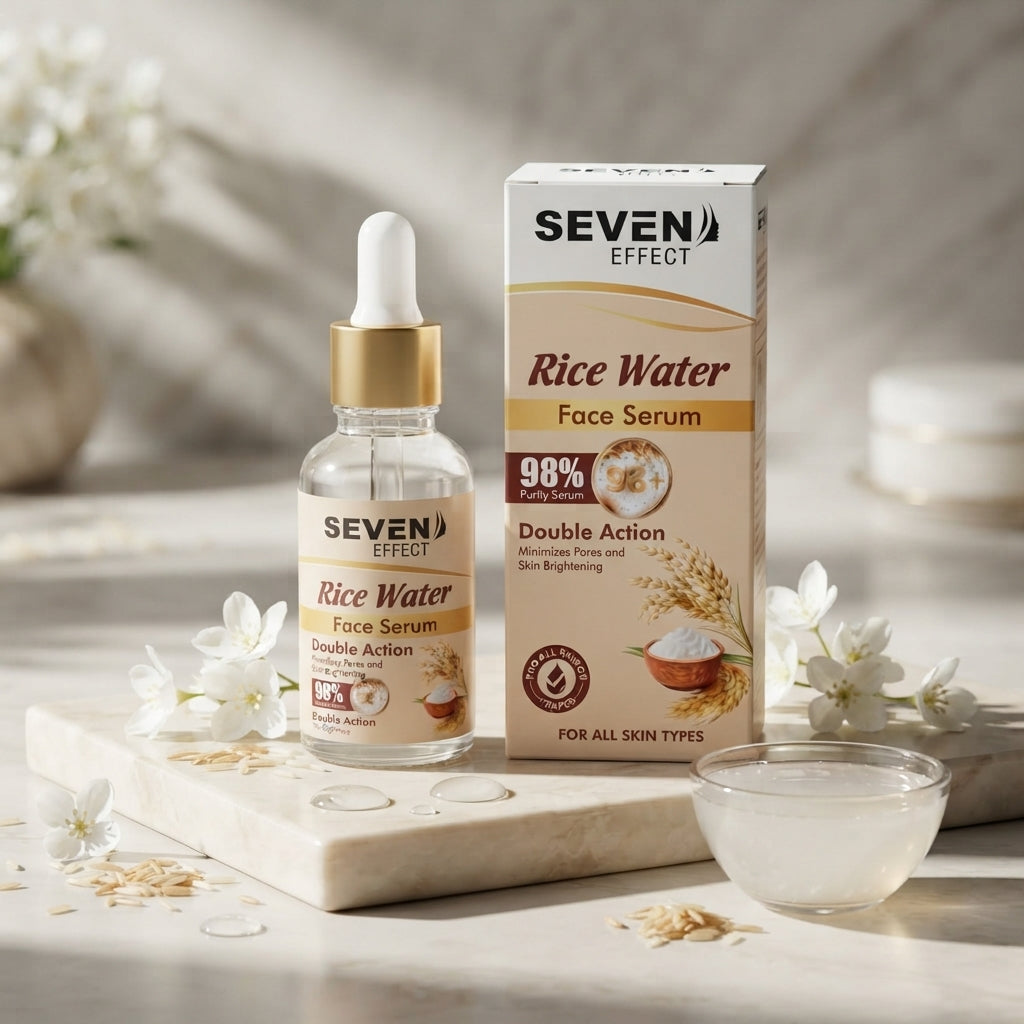 Seven Effect Rice Water Face Serum – Daily Hydration & Radiance Booster