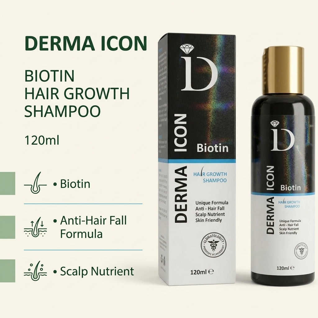 Derma Icon Biotin Hair Growth Shampoo – 120ml