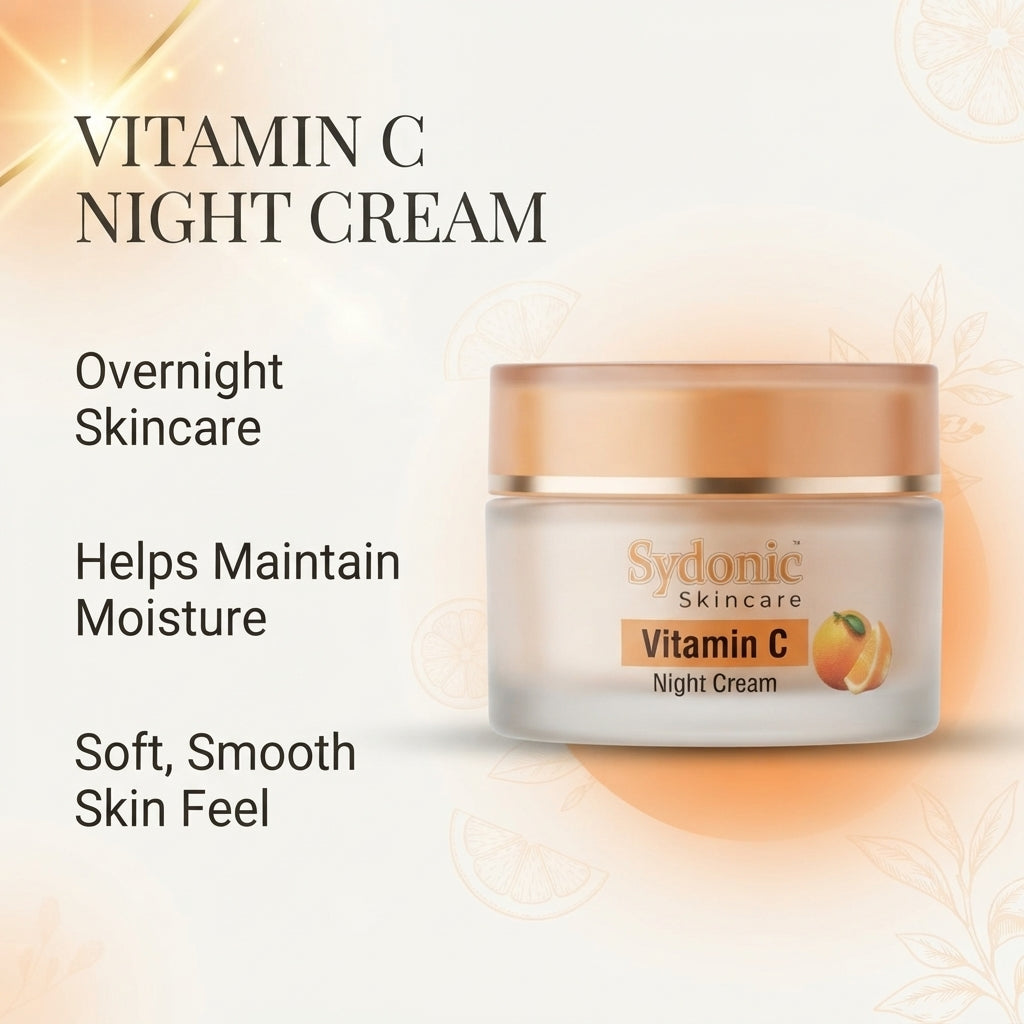 Sydonic Vitamin C Night Cream – Overnight Skincare & Hydration