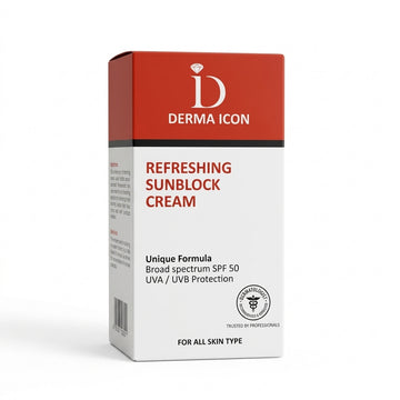 Derma Icon Sun Block Cream SPF 50 – Broad Spectrum UVA/UVB Protection