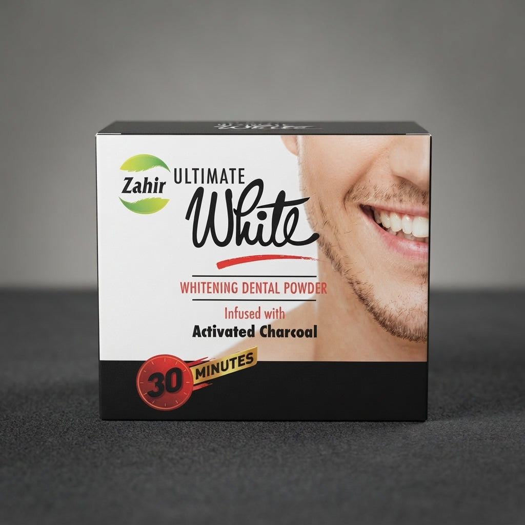 Zahir Whitening Dental Powder with Activated Charcoal – Fresh Smile Care