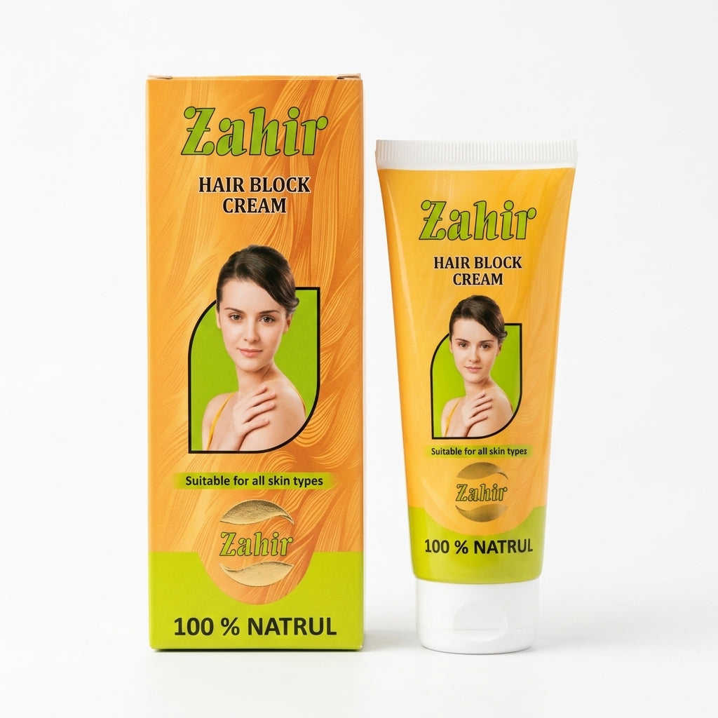 Zahir Hair Block Cream – Gentle Hair Removal Cream for Smooth, Soft Skin