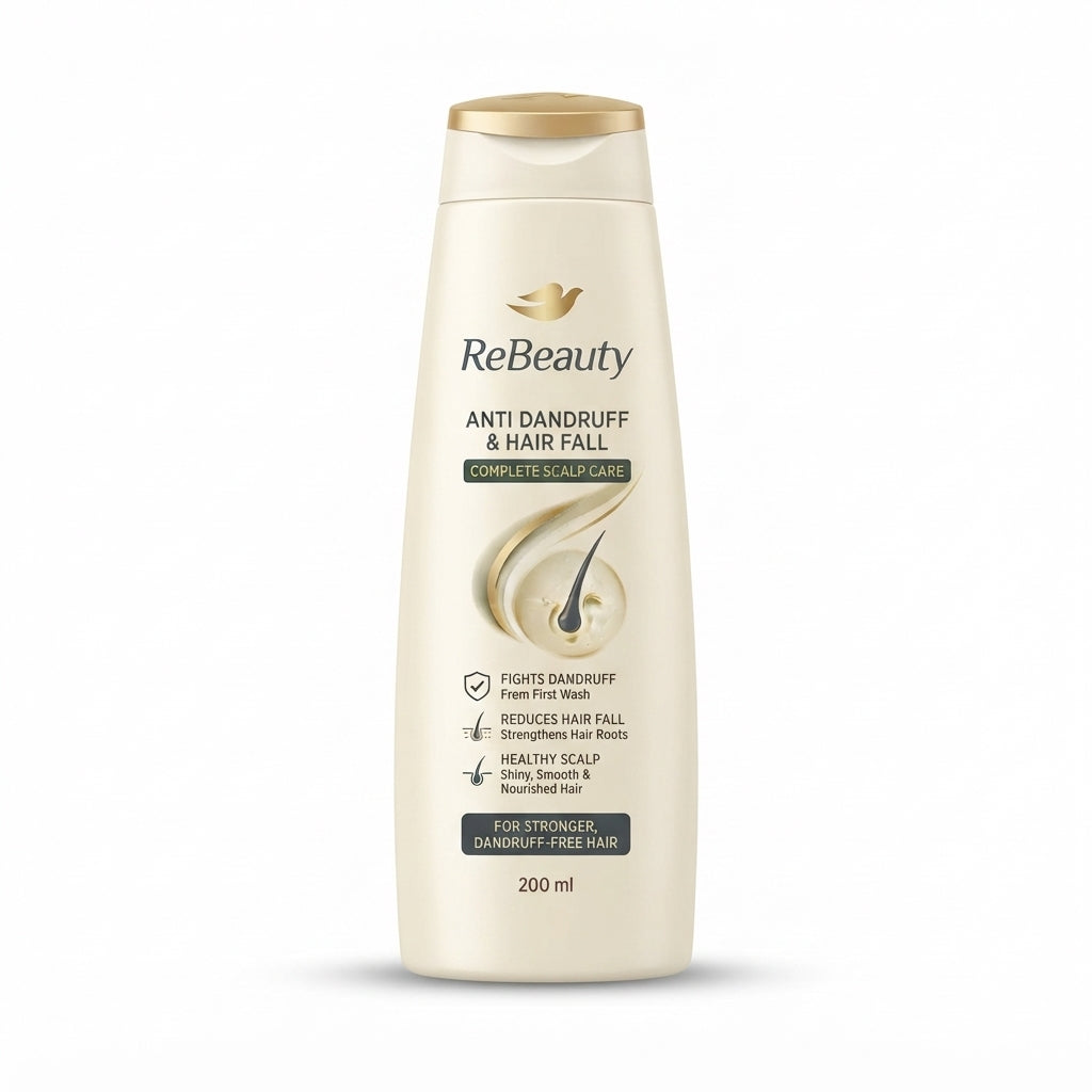 Re-Beauty Anti-Dandruff & Hair Fall Control Shampoo – Complete Scalp Care, 200ml