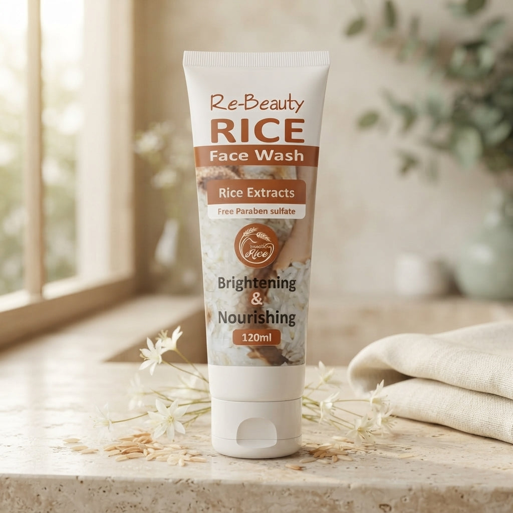 Re-Beauty Rice Extracts Brightening & Nourishing Face Wash – 120ml