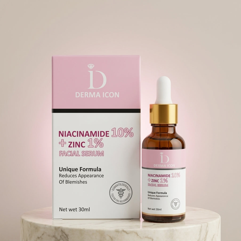 Derma Icon Niacinamide 10% + Zinc 1% Facial Serum – 30ml