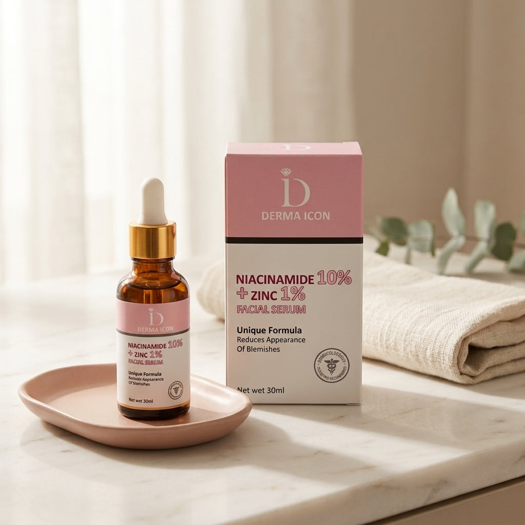 Derma Icon Niacinamide 10% + Zinc 1% Facial Serum – 30ml