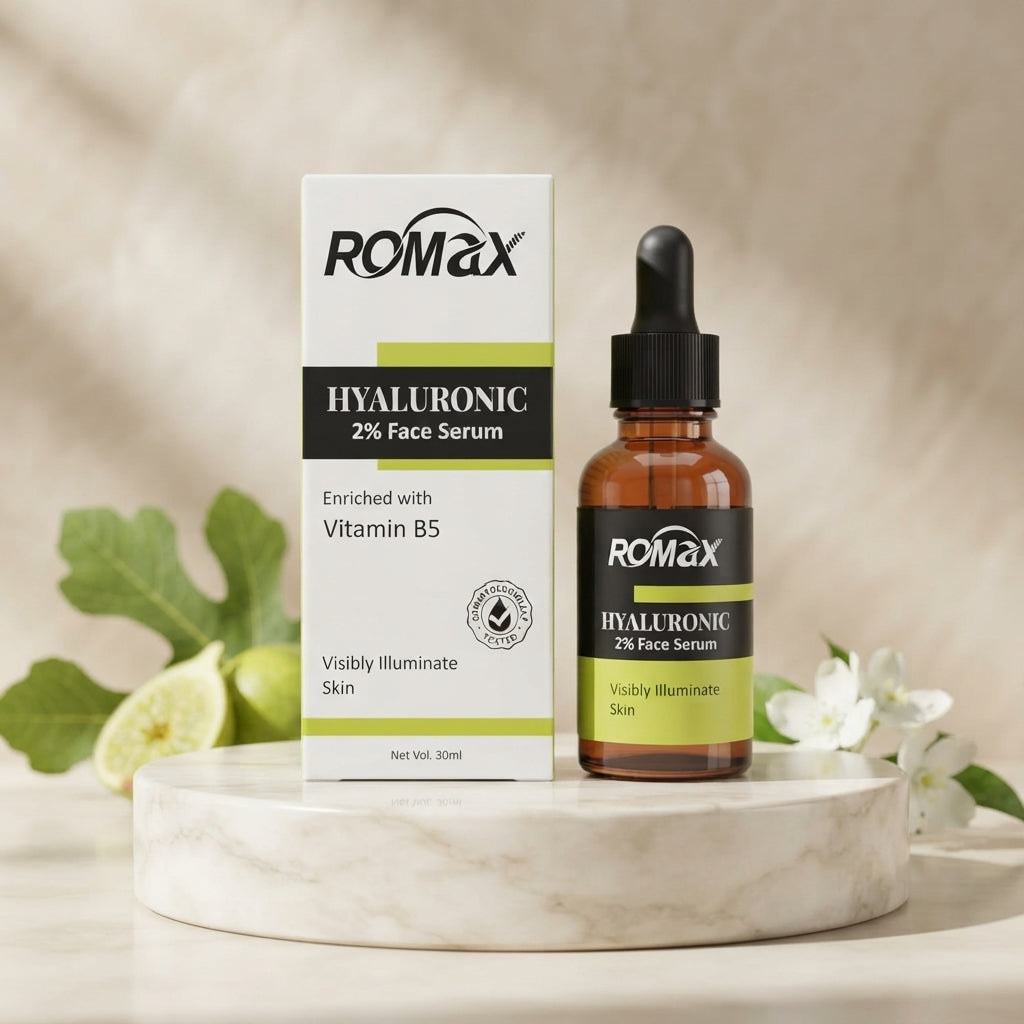 Romax Hyaluronic 2% Face Serum with Vitamin B5 – 30ml