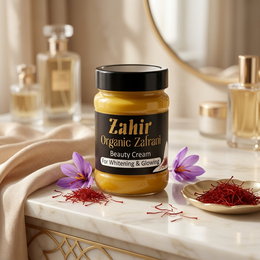 Zahir Organic Zafrani Beauty Cream – Saffron-Inspired Nourishing & Glow Care