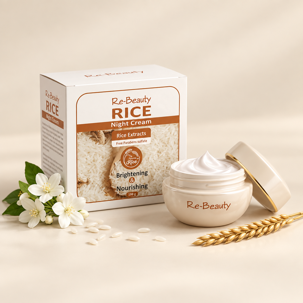 Re-Beauty Rice Night Cream alternate angle