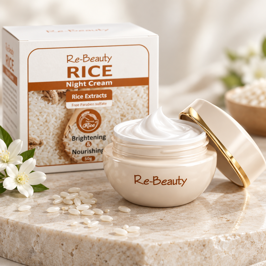 Re-Beauty Rice Night Cream texture detail